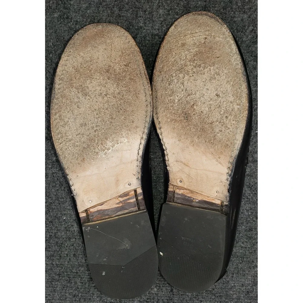 Johnston & Murphy Hayes Tassel Loafer Mens 9.5M Black Shoes